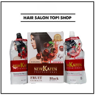  Thuốc nhuộm tóc ĐEN TUYỀN NEW KAFEN Cherry 500x2ml 