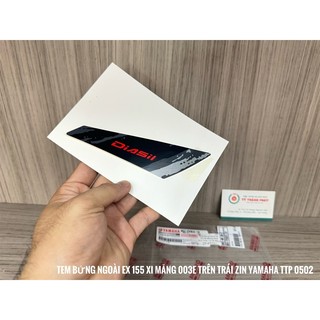 Tem bửng ngoài ex 155 xi măng 003e trên trái -