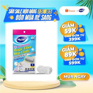 Bông lau thay thế cho cây lau nhà sợi fbier tự vắt phẳng và cây lau nhà tự vắt phun sương MyJae
