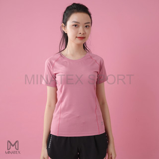 Minatex - P1 - Áo phông tập gym yoga chạy bô, thể dục, form suông dài kín bụng chất mềm co giãn, vải bền và rất đẹp.