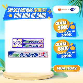  Combo 3 hộp giấy bạc kháng khuẩn 10m
