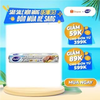Giấy nhôm MyJae, dán bếp, nướng thực phẩm, giấy bạc lót nồi chiên không dầu