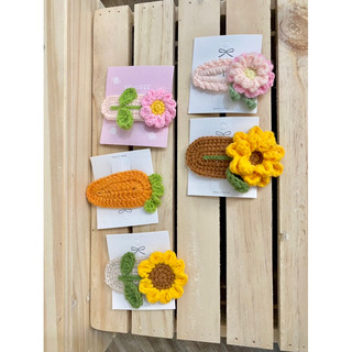 Kẹp Tóc Hoa Len Móc By Nga Flowers