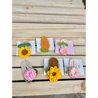 Kẹp Tóc Hoa Len Móc By Nga Flowers