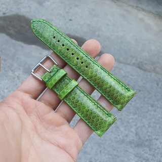Dây đồng hồ da rắn biển Ý