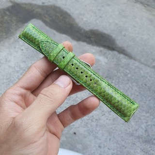 Dây đồng hồ da rắn biển Ý