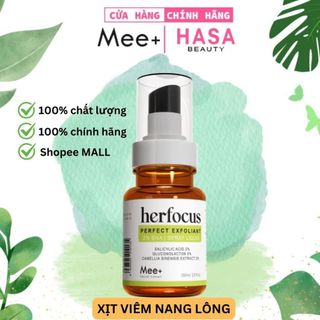Xịt viêm nang lông, viêm lỗ chân lông herfocus - xịt viêm nang lông 2% bha 100ml