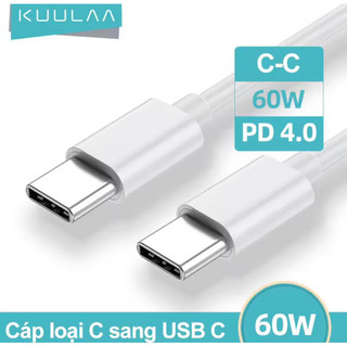 Cáp loại c sang usb c pd 60w 4.0 3.0 3a qc sạc nhanh sạc nhanh nguồn điện truyền dữ liệu dây chuyển dữ liệu