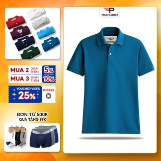 Áo thun nam cổ bẻ màu trơn phong cách Zonado Zab19 chọn màu