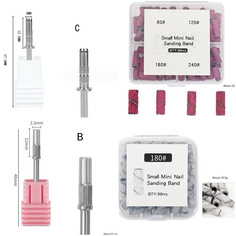 Đầu mài nhám mini & giấy nhám mini