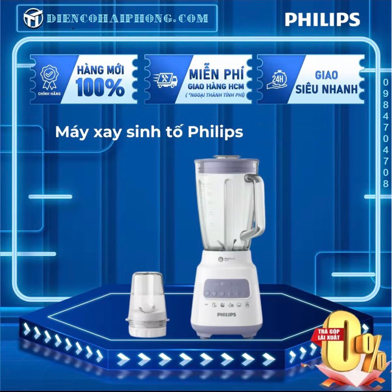 Máy xay sinh tố Philips Hr2221 ( công suất 700w )