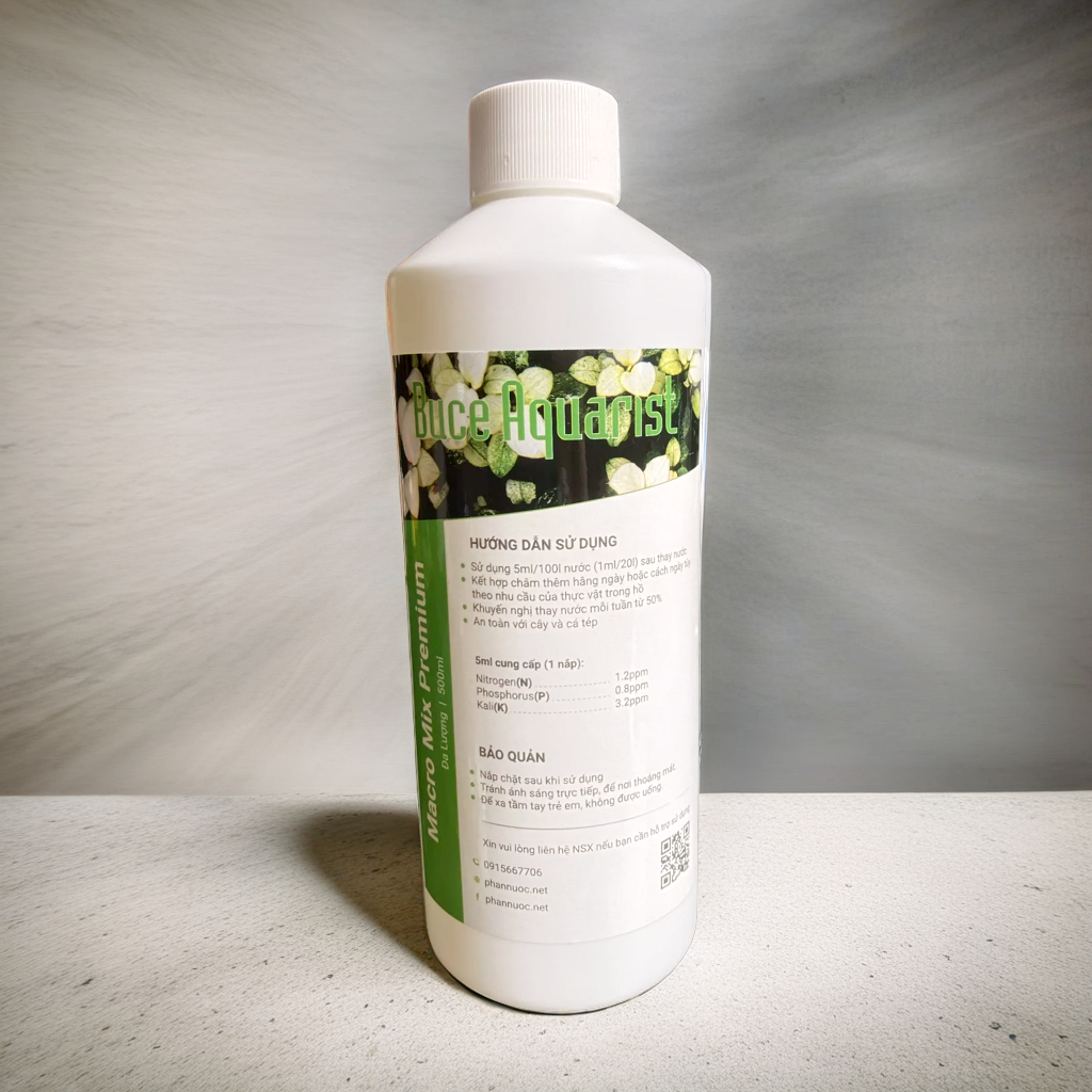 Phân Nước Đa Lượng 500ml | Buce Aquarist
