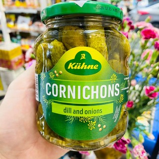 Dưa chuột ngâm Cornichons hiệu Kuhne 330g