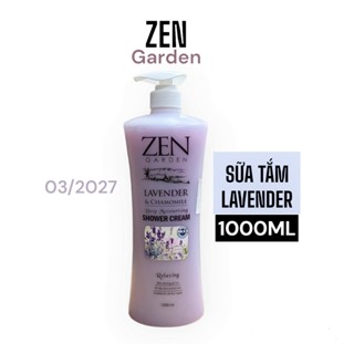 Sữa Tắm Zen Garden Shower Cream Lavender & Chamomile 1000ml (chai)