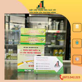 Phấn kiến Vipesco - phấn diệt kiến dạng viên, hộp 2 viên