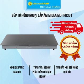 Bếp từ hồng ngoại lắp âm Midea MC-IHD361