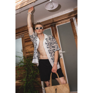 ÁO TROPICAL LEAF CUBAN SHIRT