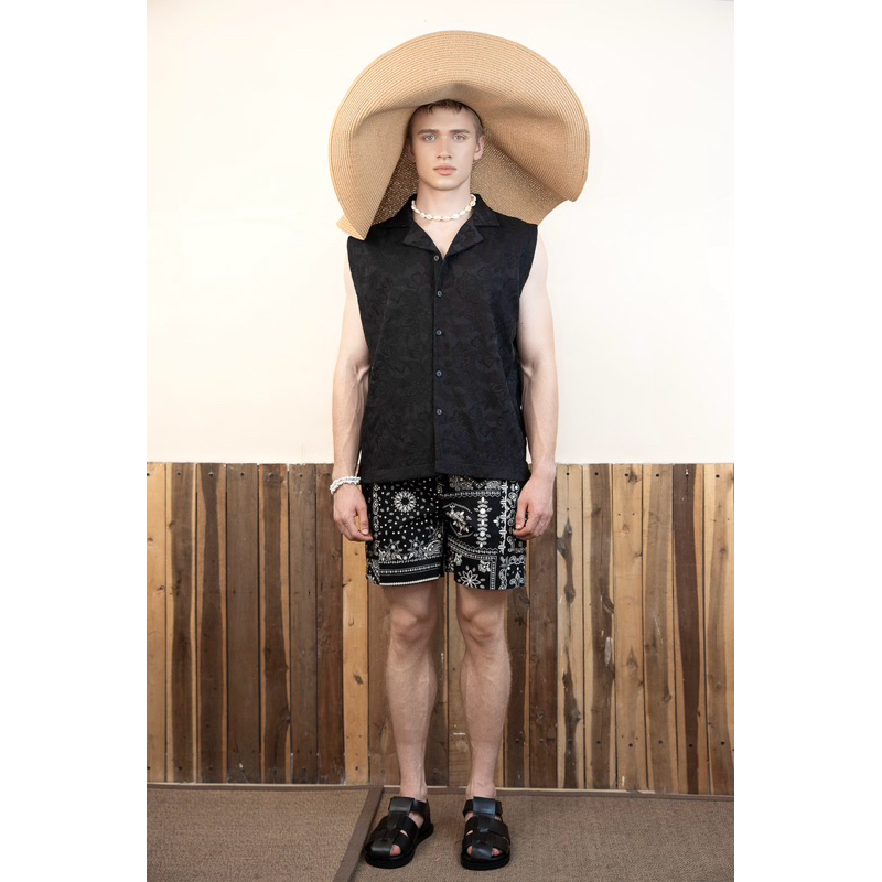 ÁO FLORAL SLEEVELES CUBAN SHIRT