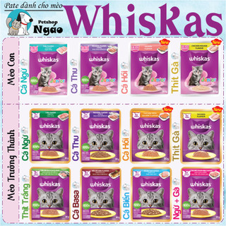 Pate whiskas 80g - pate thức ăn ướt cho mèo __