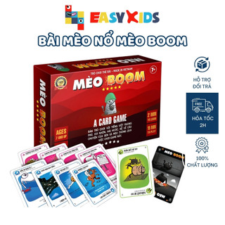 Board game - Mèo Boom - Mèo Nổ - Exploding kittens - Trò chơi gia đình bạn bè hấp dẫn kịch tính