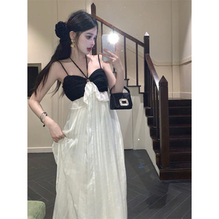 Váy maxi trắng kiêu sa