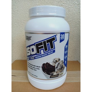 Nutrex Whey ISOFIT 30SV vị Strawberry - Whey Protein Isolate Không Lactose