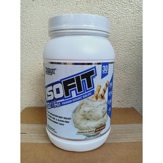 Nutrex Whey ISOFIT 30SV vị Strawberry - Whey Protein Isolate Không Lactose
