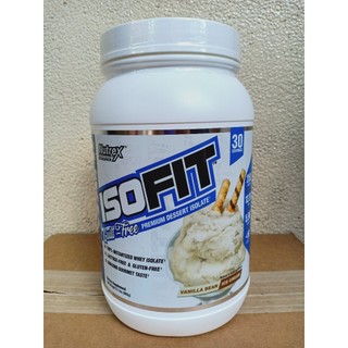 Nutrex Whey ISOFIT 30SV vị Strawberry - Whey Protein Isolate Không Lactose