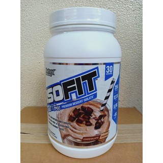 Nutrex Whey ISOFIT 30SV vị Strawberry - Whey Protein Isolate Không Lactose