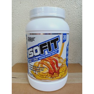 Nutrex Whey ISOFIT 30SV vị Strawberry - Whey Protein Isolate Không Lactose