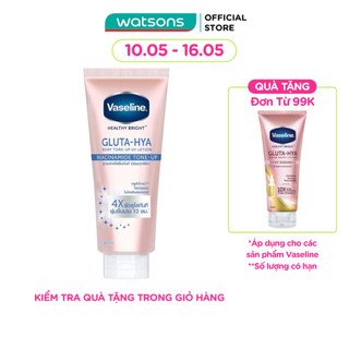 Sữa Dưỡng Thể Vaseline Healthy Bright Gluta-Hya Nâng Tông Tức Thì 300ml