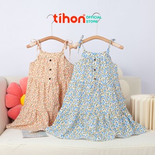 Váy 2 dây mùa hè bé gái TIHON chất liệu cao cấp thoáng mát thiết kế siêu xinh cho trẻ VT0750681