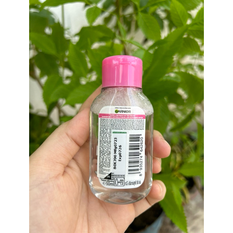 50ml - Nước tẩy trang GARNIER dành cho da NHẠY CẢM | BigBuy360 - bigbuy360.vn