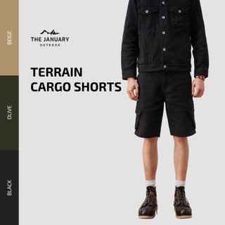 Quần shorts cargo nam TJO quần đùi túi hộp may chéo cách điệu năng động TERRAIN CARGO SHORTS TJO3SS6