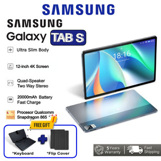 Máy Tính Bảng 5G Samsung Galaxy TAB S Máy tính bảng 12 inch 16GB + 512GB Máy tính bảng học tập cho máy tính b