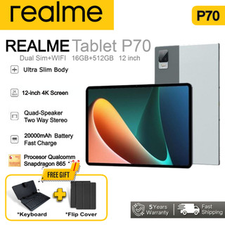 🔥MỚI ĐẾN🔥 2023 Realme Pad P70 |RAM 16GB 512GB ROM | Snapdragon 865 | 20000mAh | Khe cắm SIM kép