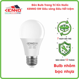Bóng LED bulb tròn KENNO trang trí 5W kín nước