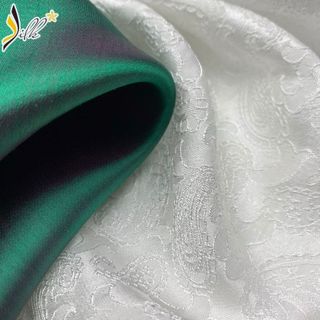 Lụa may áo dài - SILK – Satin màu xanh két – ST02 KR