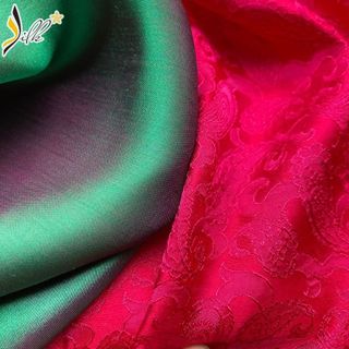 Lụa may áo dài - SILK – Satin màu xanh két – ST02 KR