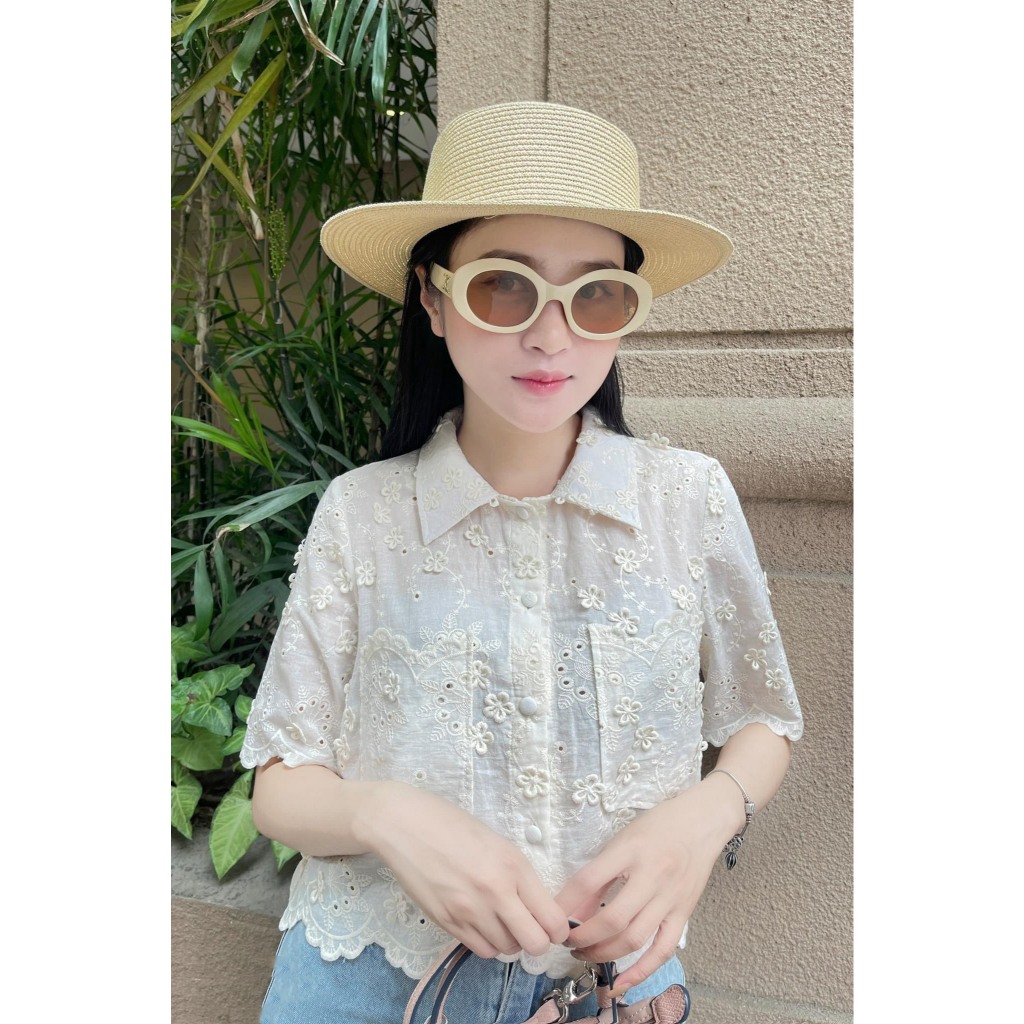 Áo sơ mi ren cao cấp