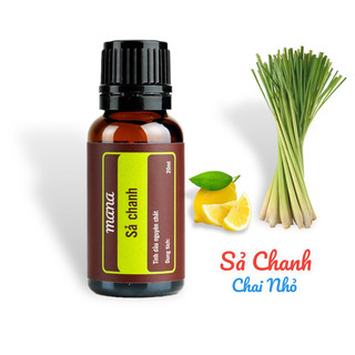 Tinh đầu mana mùi Sả Chanh chai nhỏ, thơm mùi sả và mùi chanh kết hợp