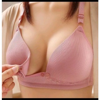 [bán chạy] Áo lót ngực bầu  cho con bú cài cúc ngang tiện lợi chống chảy xệ hàng loại 1