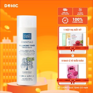 Nước Cân Bằng Dưỡng Ẩm Cho Da Hỗn Hợp, Thường Đến Khô - MartiDerm Essentials Blooming Toner (200ml)