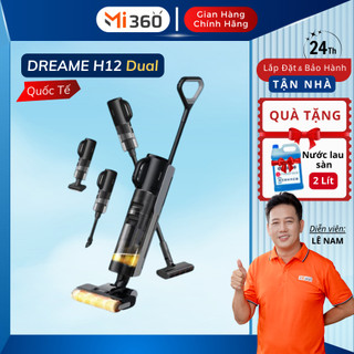 Máy lau sàn hút bụi thông minh không dây cầm tay dreame h12 dual - pin 6*4000 mah - bản quốc tế - bảo hành 24 tháng