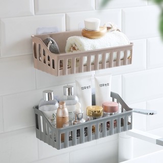 ( SIÊU RẺ ) Kệ Nhựa Dán Tường Để Đồ Nhà Tắm Kèm 2 Miếng Dán Giá Để Đồ Nhà Bếp Tiện Lợi 88439 Siêu thị tiện ích 88