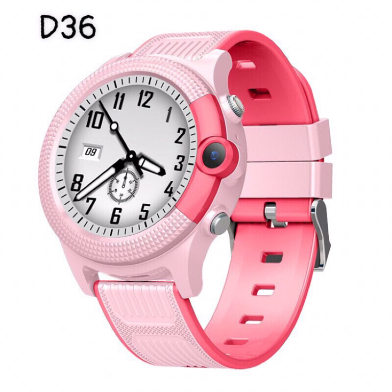 Đồng hồ định vị Video call D36 dành cho trẻ em mặt tròn , pin khoẻ mẫu mới 2024