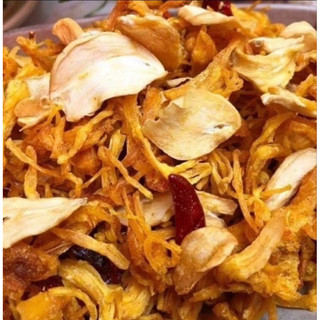 Khô gà bơ tỏi hủ 500gr