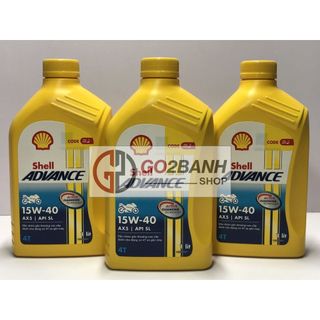Nhớt shell advance ax5 15w40 xe số
