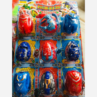 vỉ 9 quả trứng biến hình khủng long loại to cực đẹp