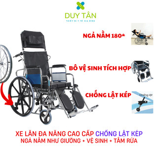 Xe lăn cho người già OneX đa năng chống lật kép an toàn